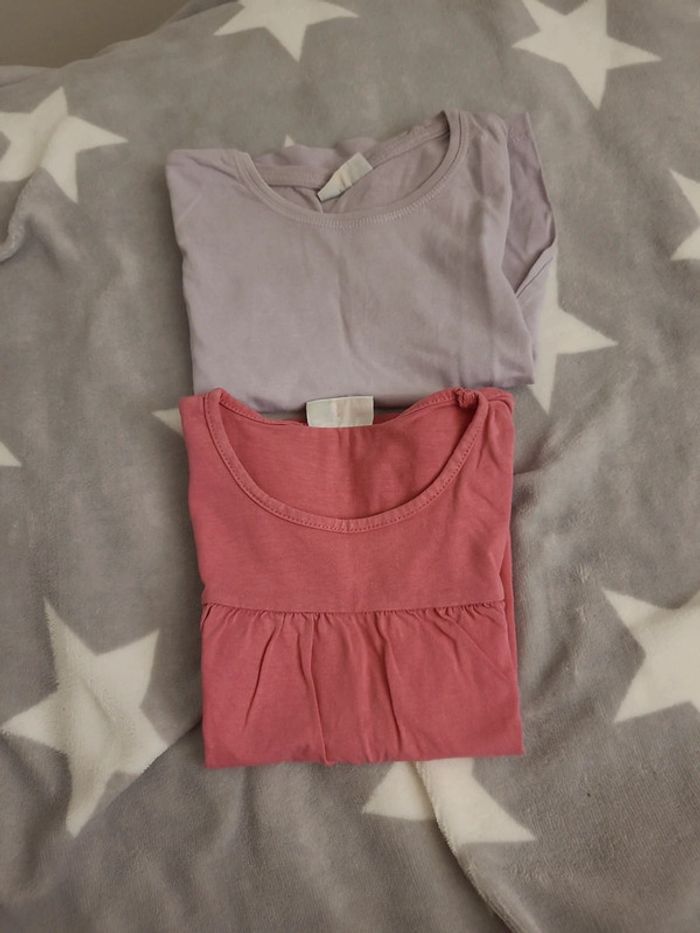 Lot de 2 tee shirt manches courtes