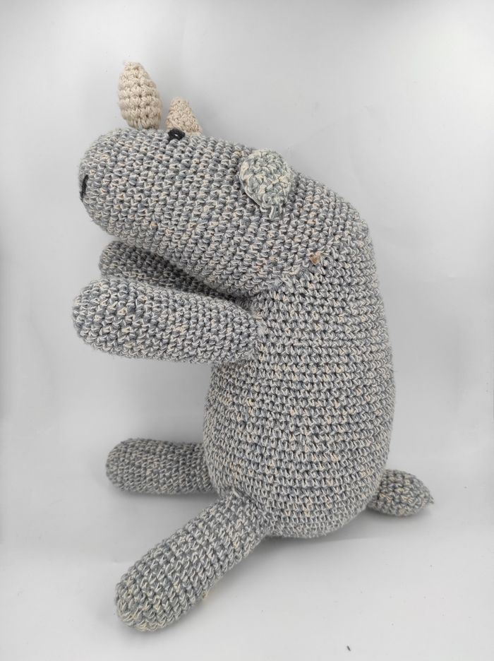 Peluche Rhinocéros Crochet Return to Sender - photo numéro 2