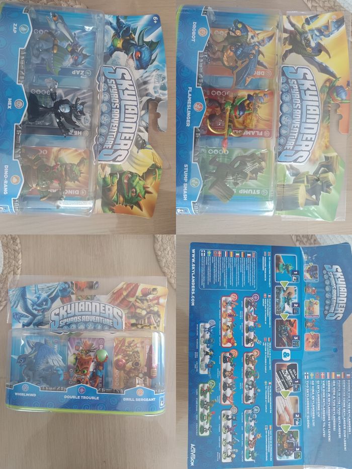 Lot de 3 packs Skylanders spyro's adventure neuf