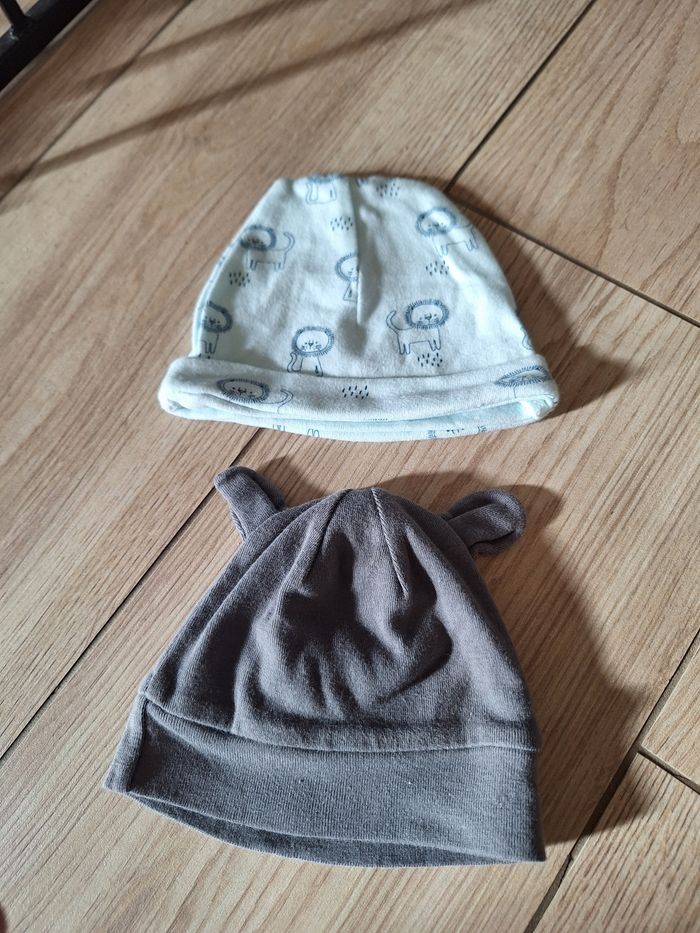 Lot bonnet 0/3 mois garçon - photo numéro 2