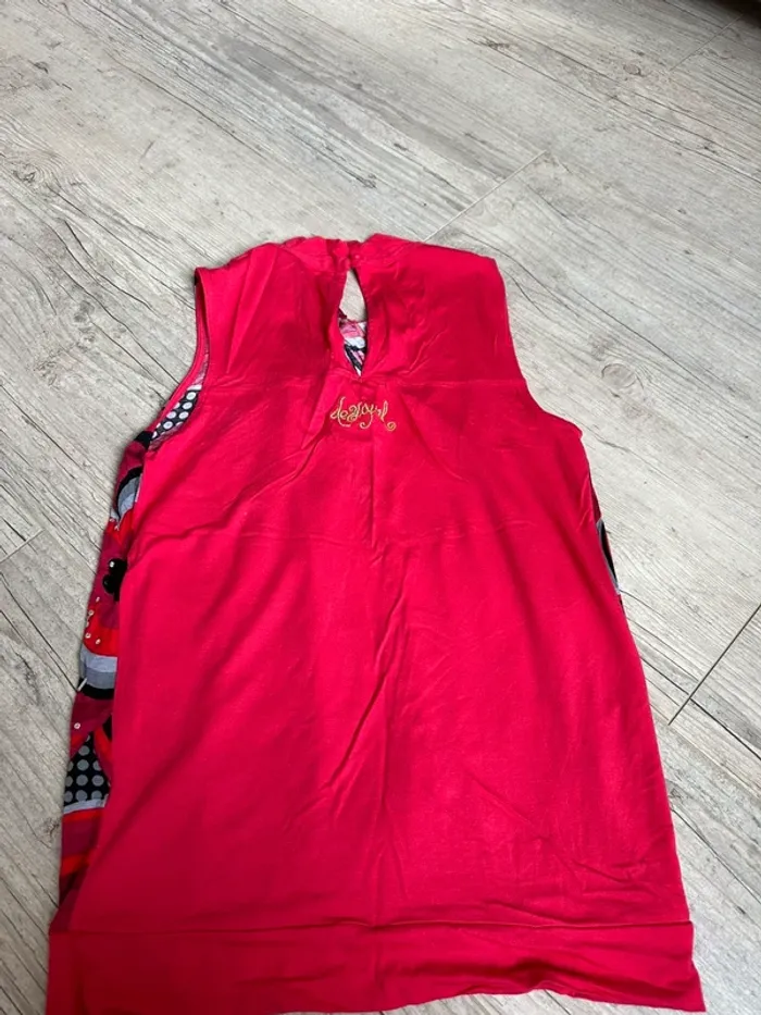 Débardeur  desigual rouge / 36 S - photo numéro 2