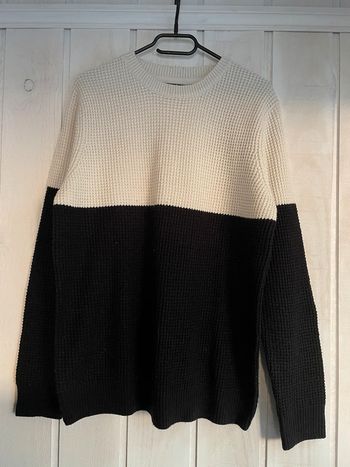 Pull en mailles écru/noir - New Look - L