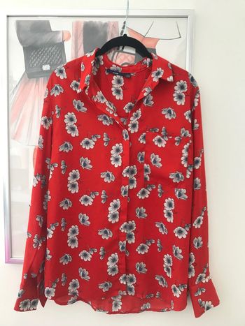 Chemisier fluide fleurs Kiabi L