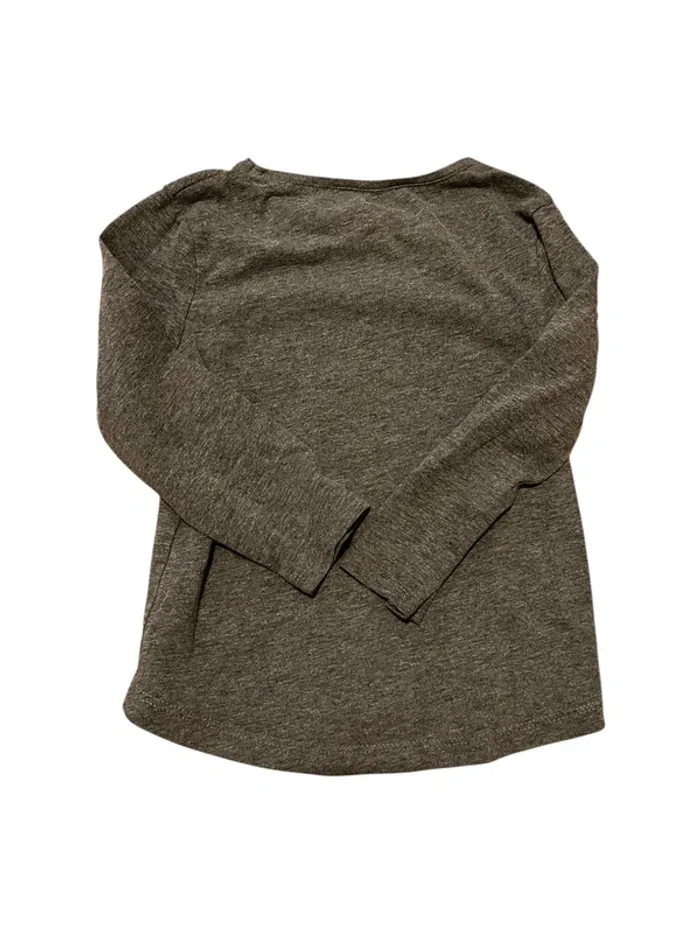 T-shirt manches longues gris - photo numéro 2
