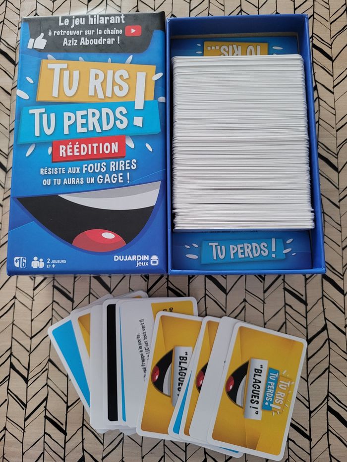 Jeu société tu ris tu perds