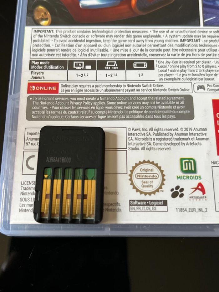 Jeu Nintendo Switch gardiens kart - photo numéro 3