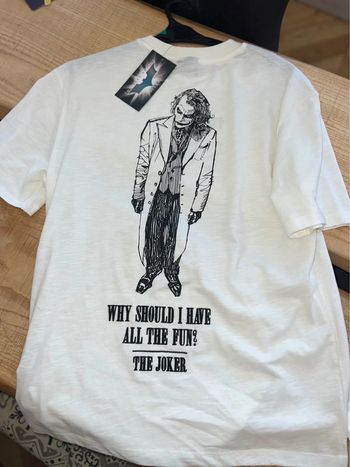 T-shirt taille M homme loose le joker Marvel Primark neuf étiqueté