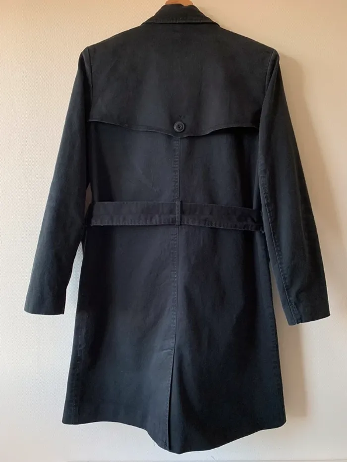 Trench noir Galeries Lafayette - photo numéro 4