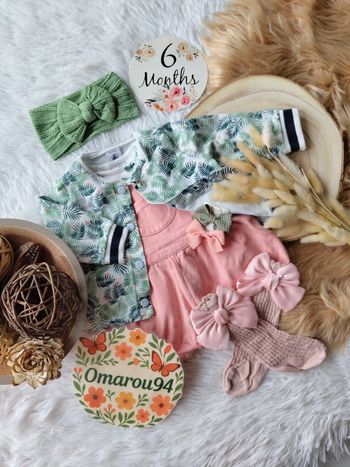 Ensemble complet Petit bateau fille 6 mois 🎀