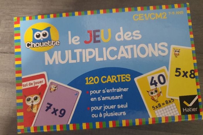 Jeux de multiplications