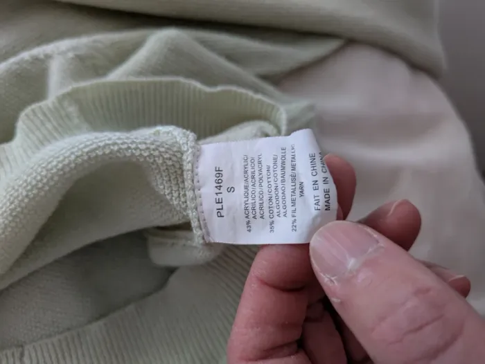 Pull Dos Nu Brillant Vert d'Eau Best Mountain - Taille S - photo numéro 4