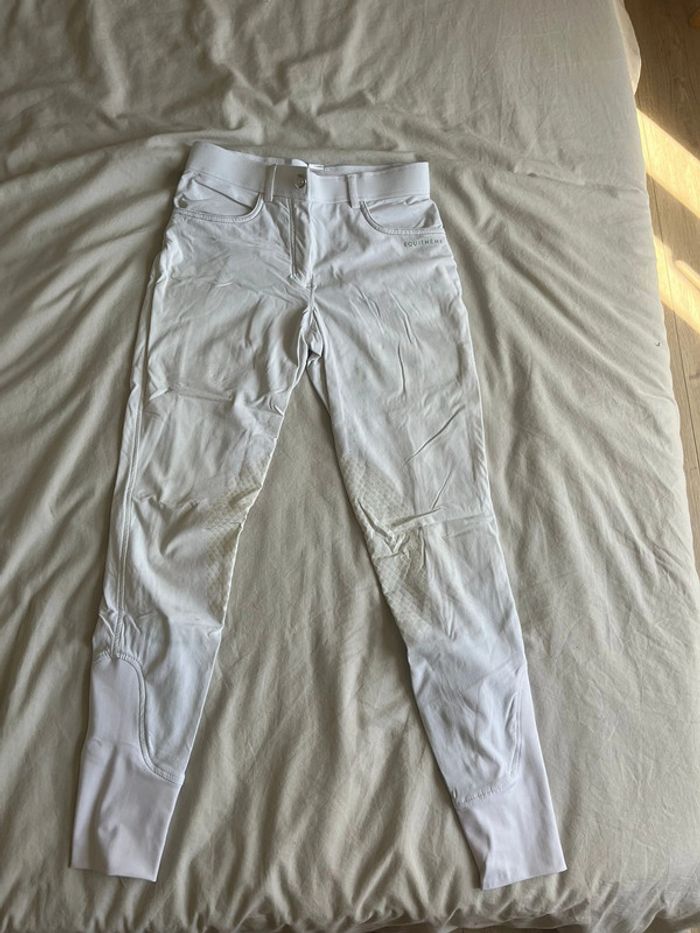 pantalon équitation blanc equitheme xs