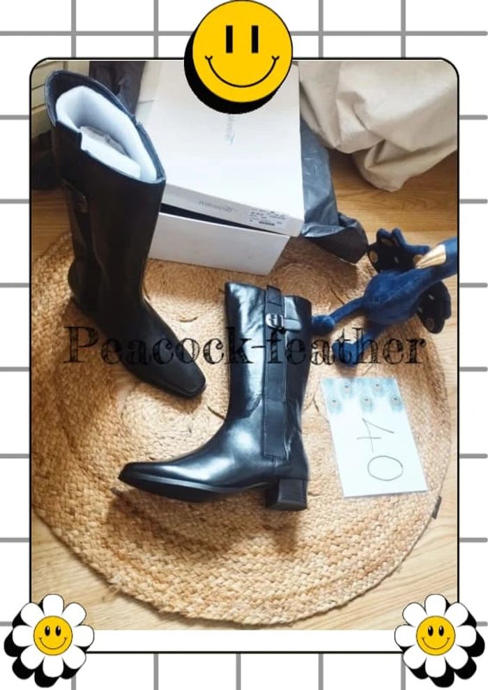 Bottes neuves noires pédiconfort 40