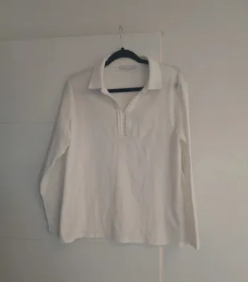 Blouse blanche "Armand Thiery" - T2