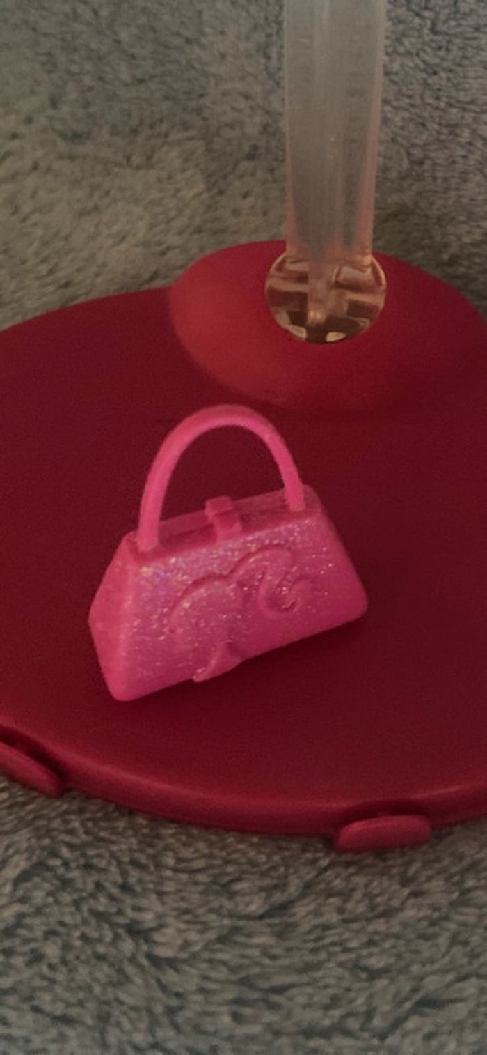 Sac à main rose pailleté pour Barbie - photo numéro 6