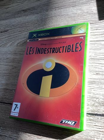 jeu les indestructibles Disney pixar Xbox première génération Microsoft