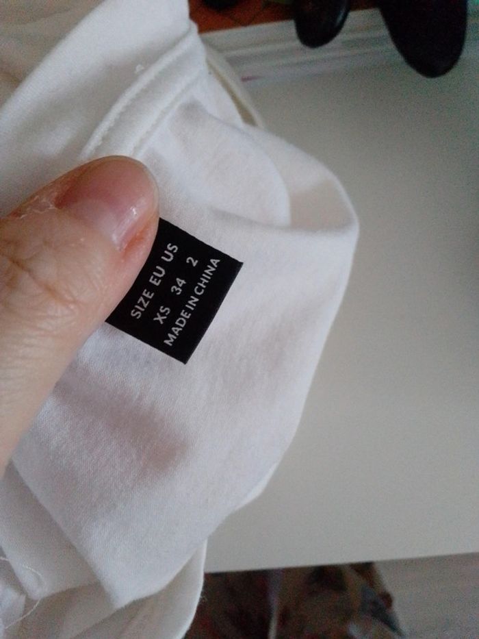 Top blanc XS - photo numéro 3