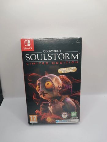 Jeu Nintendo switch oddworld soulstorm limited edition neuf sous blister