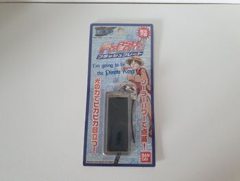porte clé one piece flash plate banpresto 2005 zoro