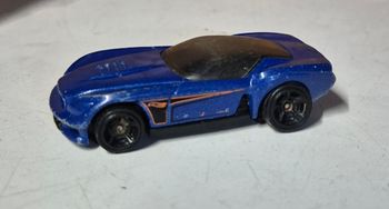 Hot wheels pony up 2015 bleu metallic sports car  thailand