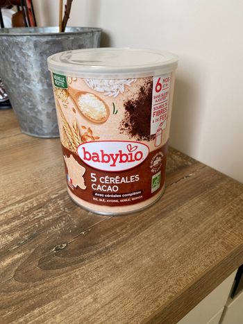 5 céréales cacao Babybio