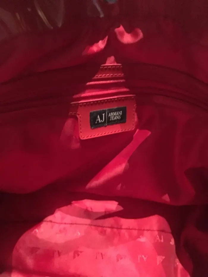 Sac rouge lucida Armani - photo numéro 2