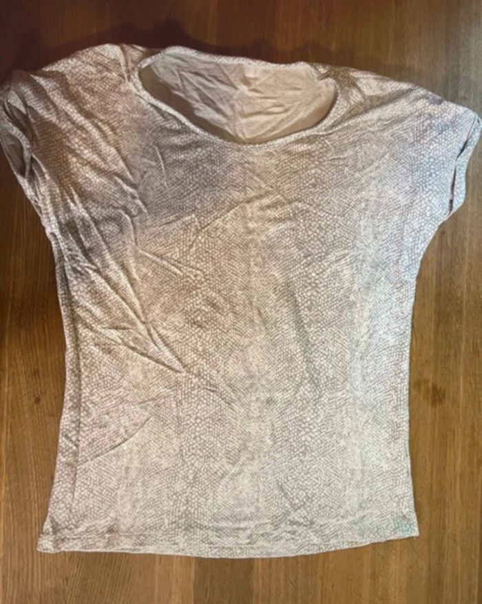 T-shirt la halle taille m beige
