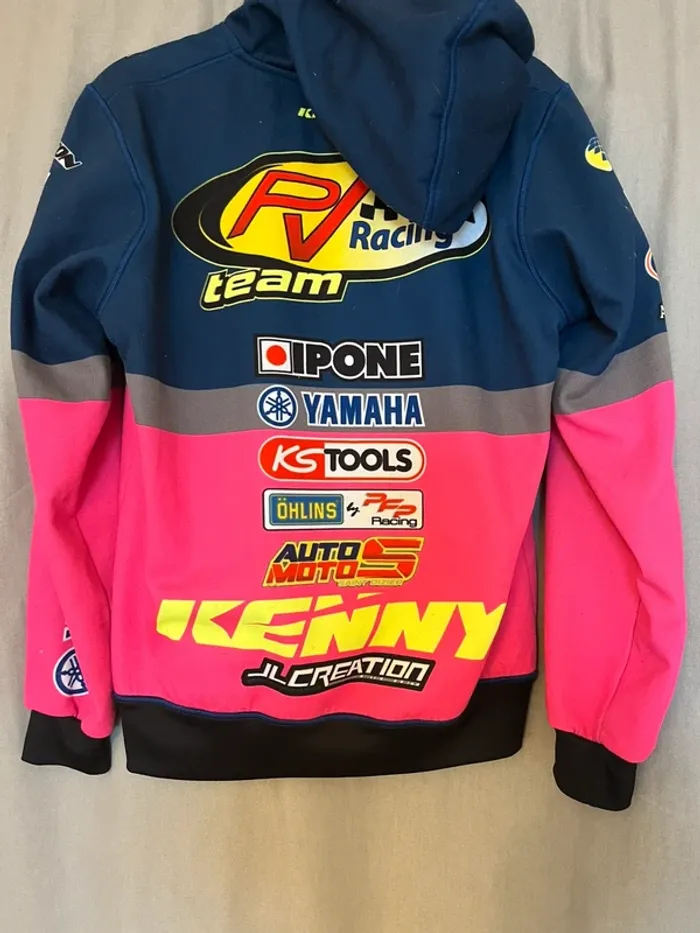 Gilet Sweat zippé KENNY – Team PV Racing – Moto / Quad – Taille S/M - photo numéro 2