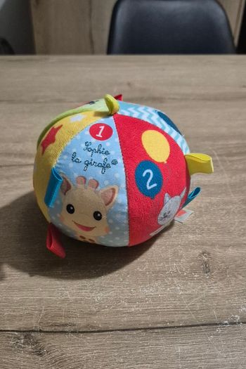 Balle d'éveil tissus Sophie la girafe 