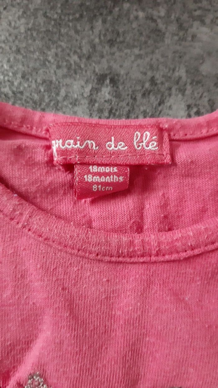 T-shirt manche longue fille 100% coton - photo numéro 2