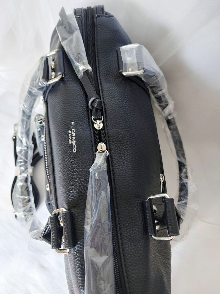 Sac cabas  tendance de cours noir Flora Co - photo numéro 6