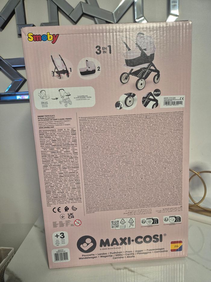 Smoby - Poussette+ Landeau Maxi-Cosi - photo numéro 5