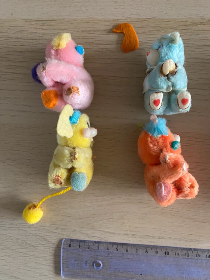 Jouet peluches pince doigt figurine Popples bisounours carebears - photo numéro 12