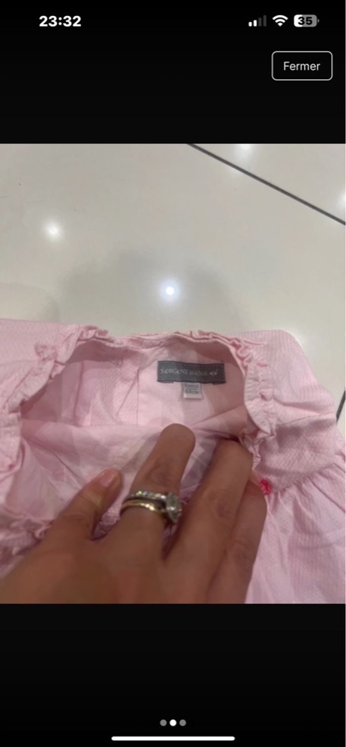 Lot de 2 robe sergent major taille 6 mois - photo numéro 2