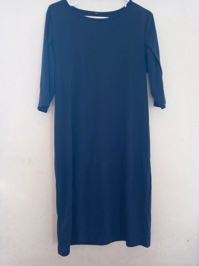 Robe femmes de couleur bleu Taille : 2 Xl - photo numéro 3