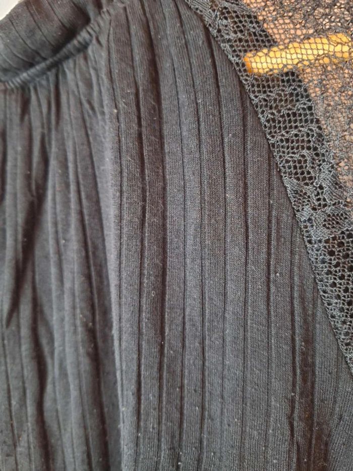 Top noir femme taille M  Zara - photo numéro 3