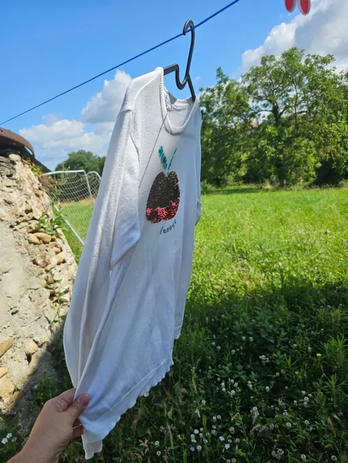 Pull en maille 14 ans fille verbaudet sequins - photo numéro 11