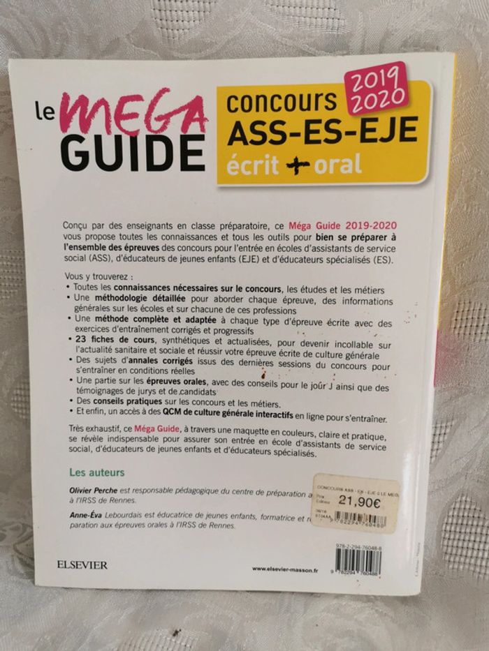 Livre. Guide. Concours Ass-Es-Eje - photo numéro 2