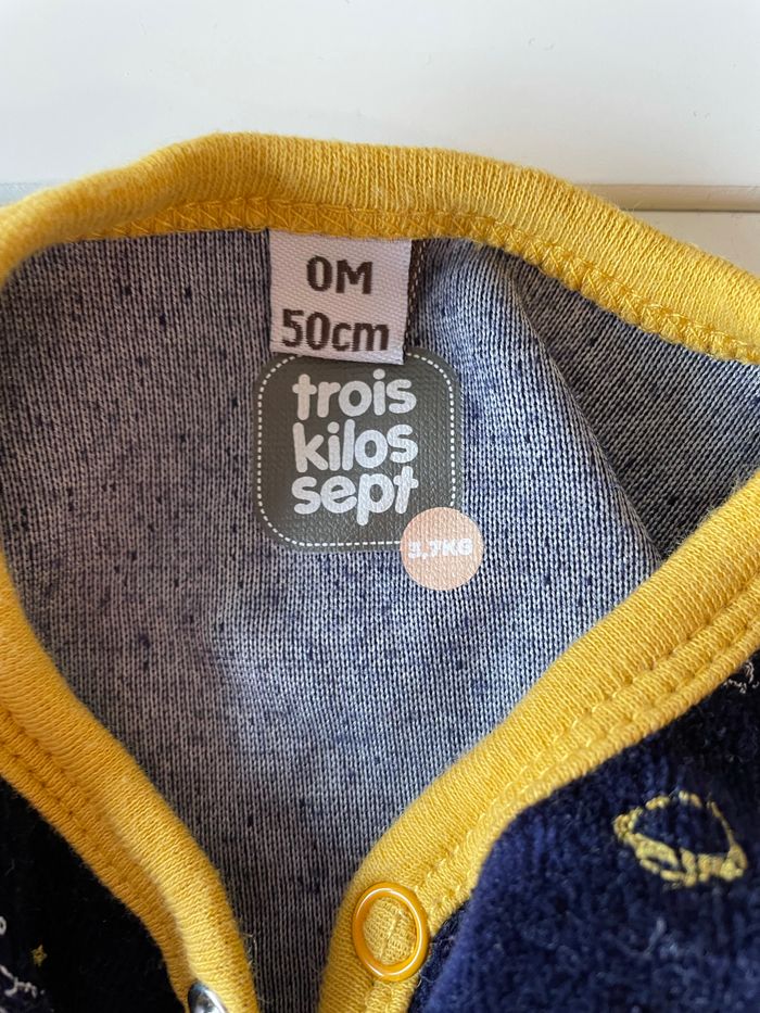 Pyjamas velours naissance et 1 mois - photo numéro 5