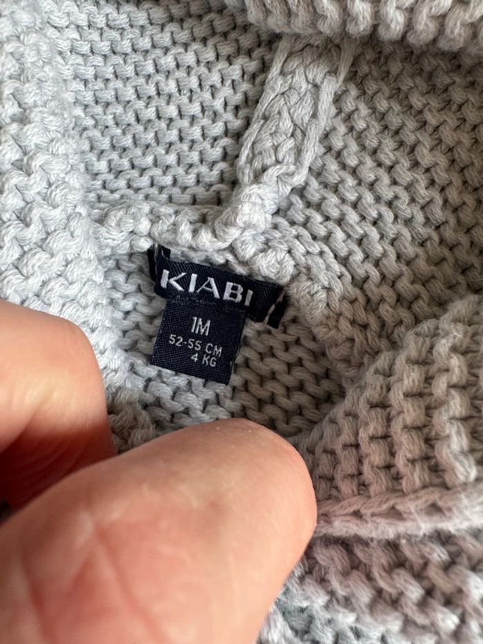 Gilet tricot point mousse - photo numéro 2