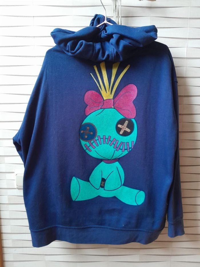 Sweat à capuche Stich mixte - photo numéro 2