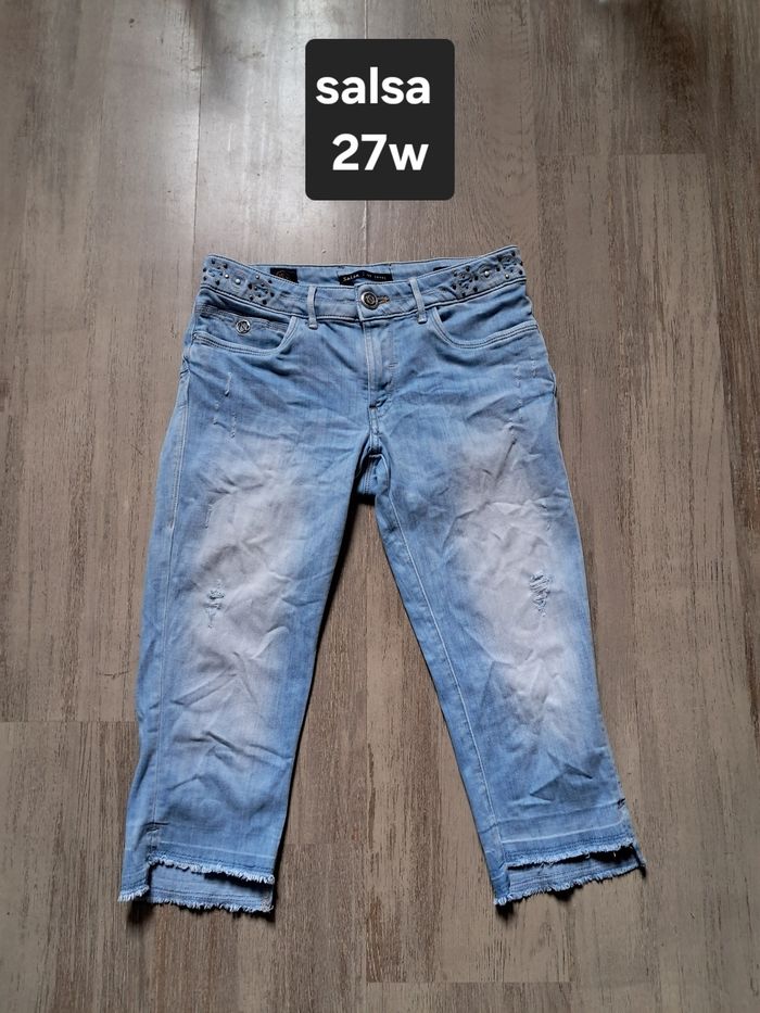 Pantacourt jeans salsa taille 27w