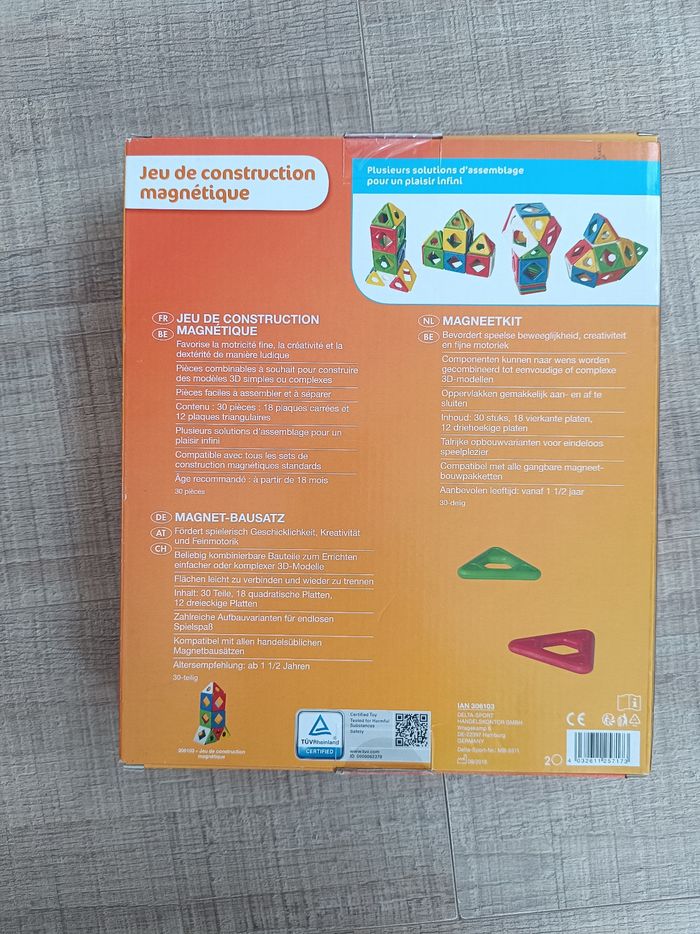 Jeu de construction magnétique playtive - photo numéro 2