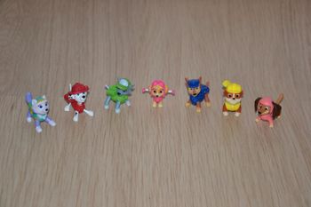 Lot de 7 figurines Par Patrouille *Kinder*