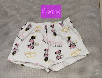 Shorty fille 8 ans Minnie Mouse Disney