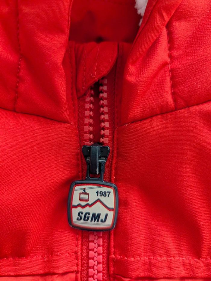 Doudoune rouge chaude à capuche – Taille 2-3 ans /98 cm – Très bon état - photo numéro 9