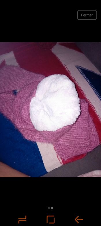 Écharpe bonnet