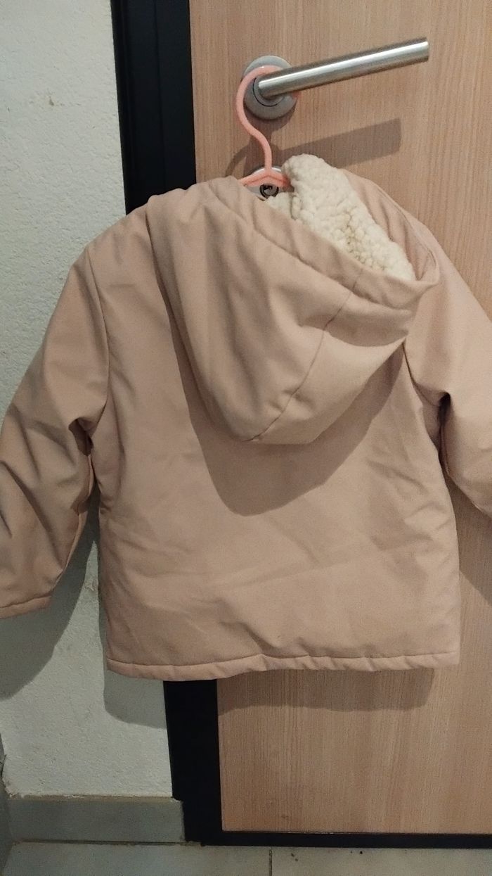 Parka manteau rose - photo numéro 2