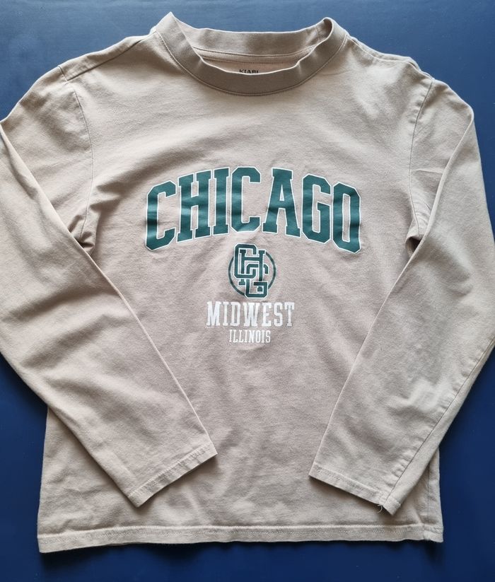 Tee-shirt manches longues beige