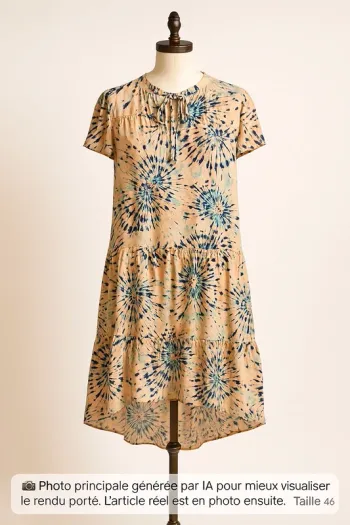 Robe longue été fluide Day & Moon T46